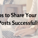 3 tips to share your blog posts successfully